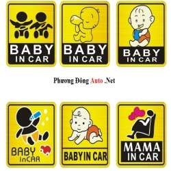 Phương đông Auto Phân phối tem Baby In Car rẻ nhất | Đa dạng nhất